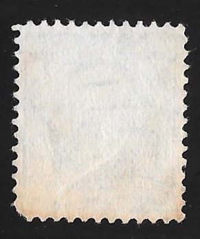 335 5 cents Washington,Precancel Blue Stamp used Graded VF 81