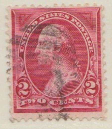 U.S. Scott #250 Washington Stamp - Used Single - IND