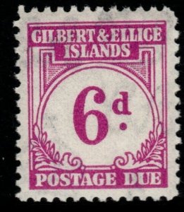 GILBERT & ELLICE IS. SGD6 1940 6d PURPLE POSTAGE DUE MNH