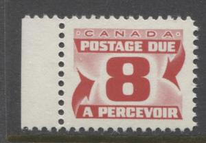 Canada #J34i 8c Carmine Red 1969 Centennial Postage Due DF-fl Paper VF-84 NH