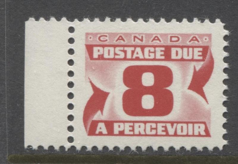 Canada #J34i 8c Carmine Red 1969 Centennial Postage Due DF-fl Paper VF-84 NH