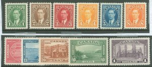 Canada #231-236/241-245v  Single (Complete Set)