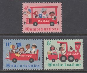 UN New York 161-163 MNH VF