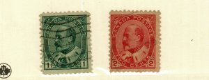 Canada #89-90 used