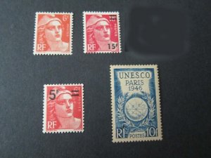 France 1946 Sc 572,580,610,706, set MNH