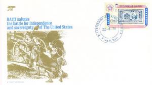 Haiti - #696 FDC - US Bicentennial