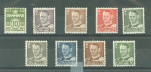 Denmark #318-326 Unused Single (Complete Set)