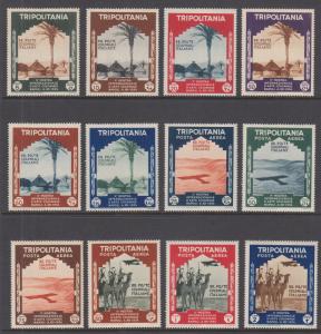 Tripolitania Sc 73/C48 MLH. 1934 Colonial Arts Exposition, complete set