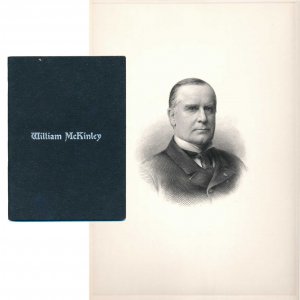 William McKinley 1901 Memorial Program + Large Engraving, BEP, G.F.C. Smillie