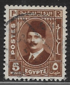 Egypt #194 5m King Faud