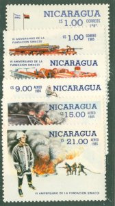 Nicaragua 1477-83 MH CV $9.15 BIN $4.60