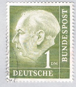 Germany 719 Used President Heuss 1954 (BP56223)