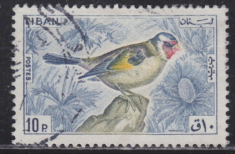 Lebanon 435 European Goldfinch 1965