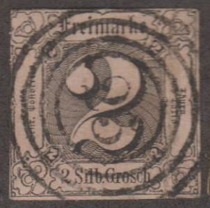 German States - Thurn & Taxis Scott #5 Stamp - Used Single