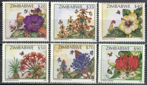 Zimbabwe Stamp 923-928  - Wildflowers