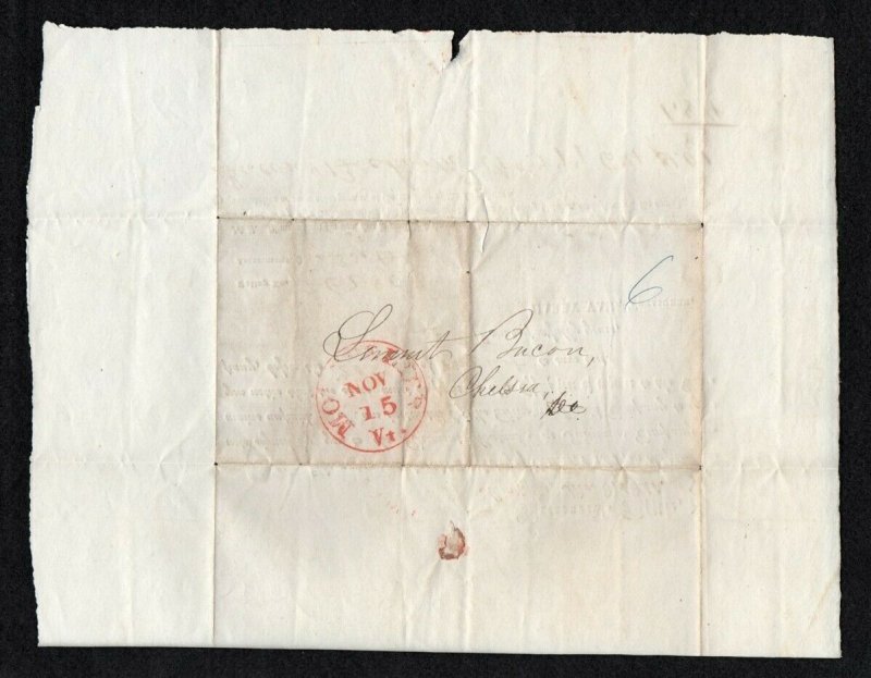 1841 Insurance SFL preprinted and NICE - Fantastic 6 cent rate