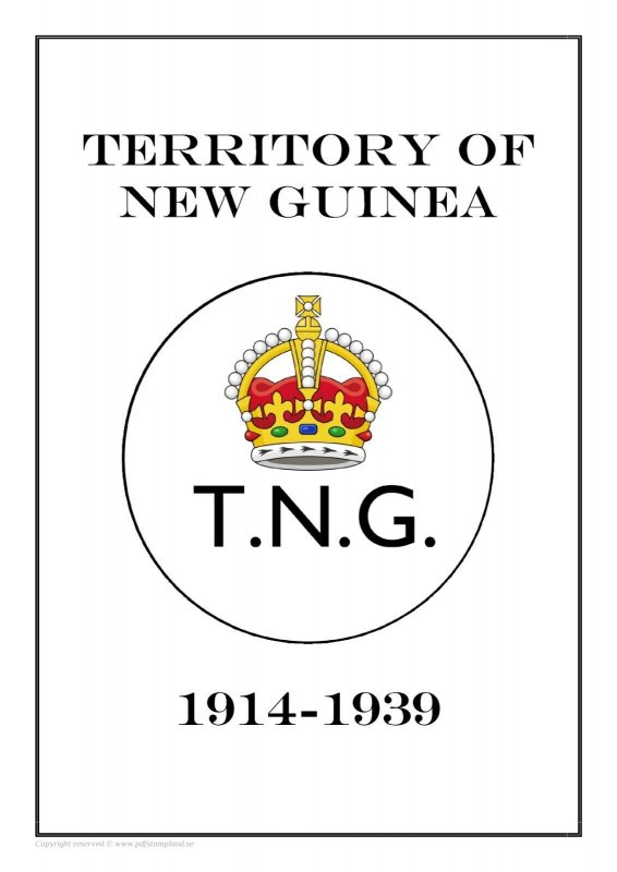 Territory of New Guinea 1914-1939 PDF (DIGITAL)  STAMP ALBUM PAGES 