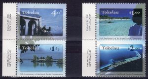 Tokelau 1997 Sc#243/244 South Pacific Commission Anniv.Set (4) MNH