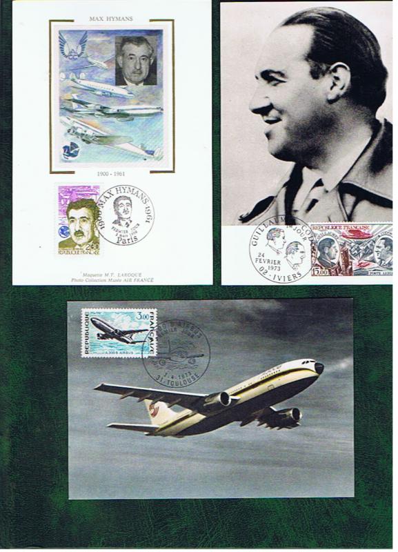 FRANCE MAXI CARDS AIRPLANES