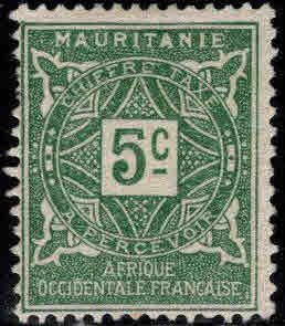 Mauritania Scott J9 MH* postage due