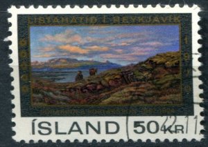Iceland Sc#424 Used, 50k multi,  (1970)