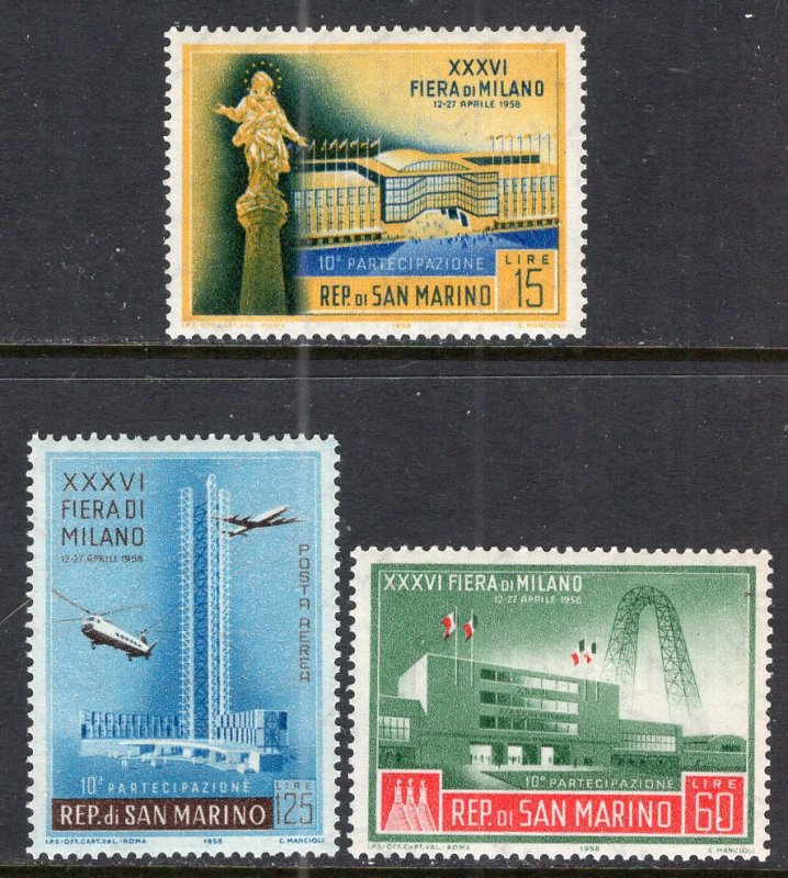 San Marino 414-415,C97 MNH VF