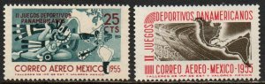 Mexico Sc #C227-C228 Mint Hinged