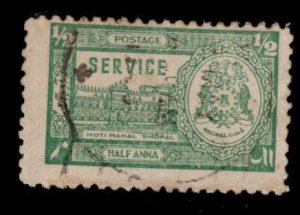 India - Bhopal Feudatory state  Scott o47 Official Used