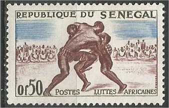 SENEGAL, 1961, MH 50c  Wrestling Scott 202