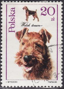 Poland 2903 Dogs Welsh Terrier 1989