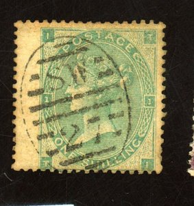 GREAT BRITAIN #42 PL1 USED FVF Cat $450