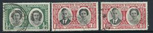 Southern Rhodesia SG 62 + 63  FU + 63 colour shade MUH