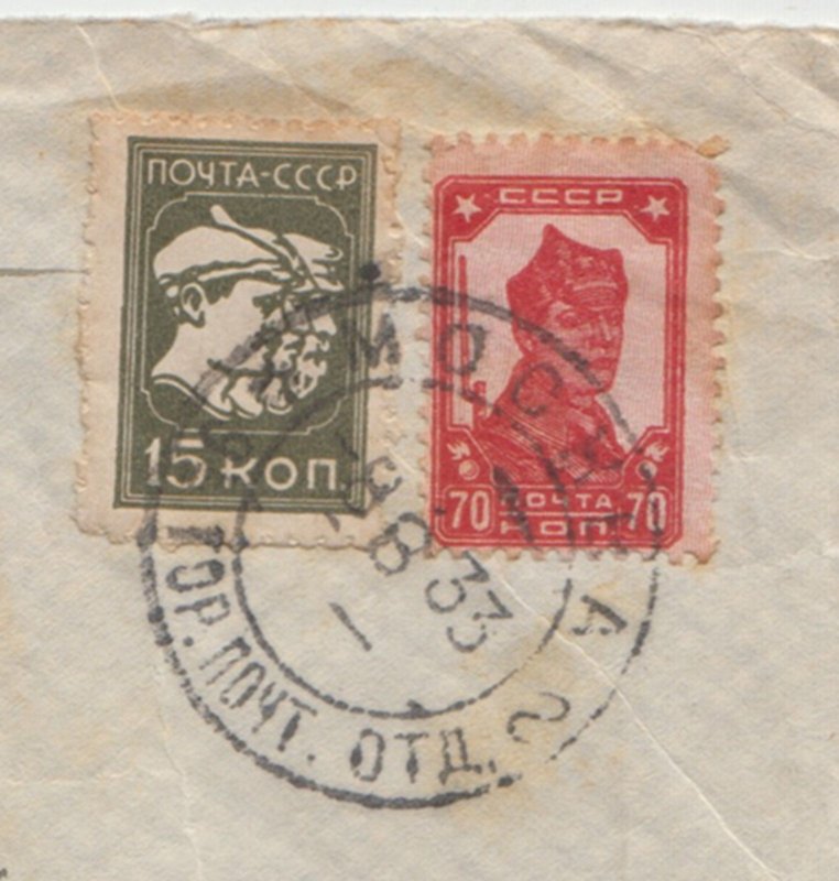 RUSSIA registered cover Moscow,  8 Aug. 1933 to Switzerland -  Old airmail label