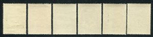 Liechtenstein #11-16 Mint Set