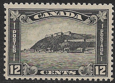 CANADA 1930-31 KGV 12c The Citadel at Quebec Issue Sc 174 MH