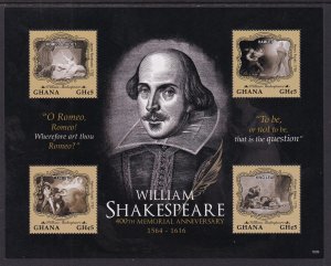 Ghana 2897-2898 Shakespeare Souvenir Sheets MNH VF