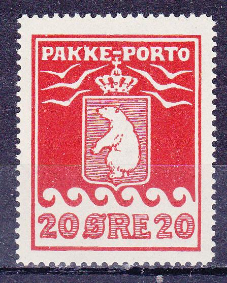 Greenland Q 6 MNH 1916 20c red Parcel Post CV $17.++