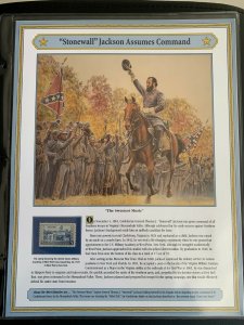 stone wall Jackson assumes command US Panel, big size 