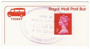 (I.B) Cinderella Collection : Royal Mail Post Bus 3p (Chaddleworth-Newbury)