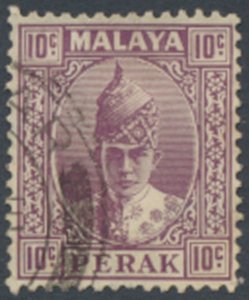 Perak  Malaya  SC#  90 Used  see details & scans