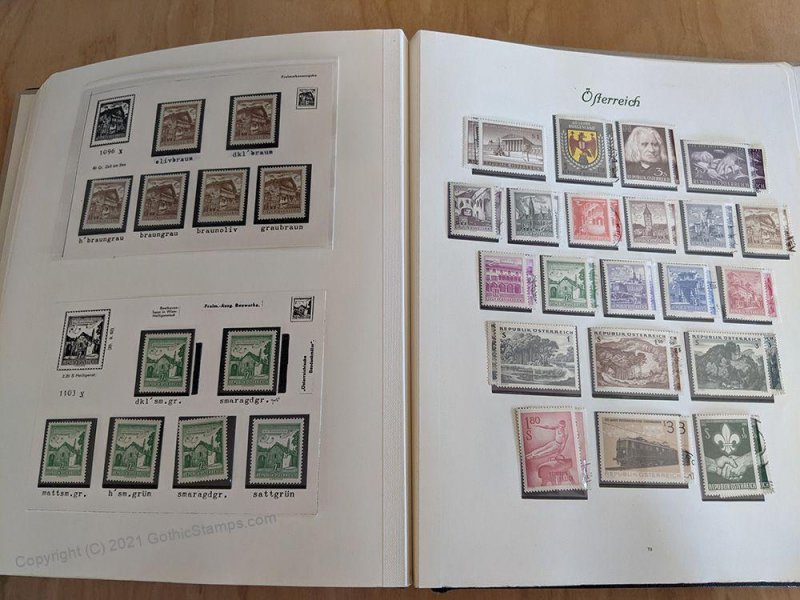 Austria Postwar Collection Graz Renner Sheets Birds Kids MNH + Many Used G105674