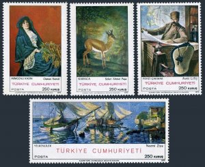 Turkey 1852-1855, MNH. Art 1970. Osman Hamdi,Seker Ahmet, Avni Lifij,Nazmi Ziya.