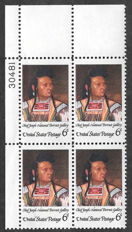 US Scott 1364 - Plate Block of 4 - MNH