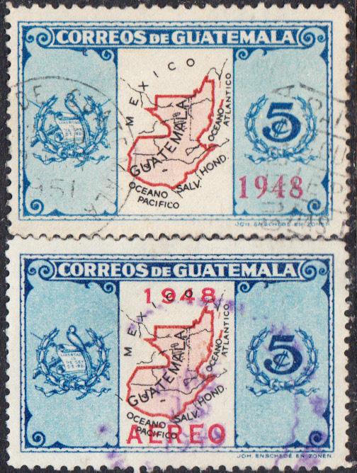 Guatemala #324,C157 Used Set