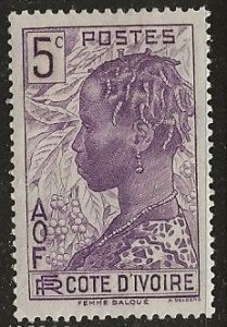 Ivory Coast ^ Scott # 116 - MH