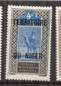 French Niger 1921 Early Issue Fine Mint Hinged 4c. Optd NW-231108