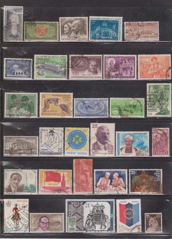 INDIA - Collection Of Used Issues - Good CV Of $75.00