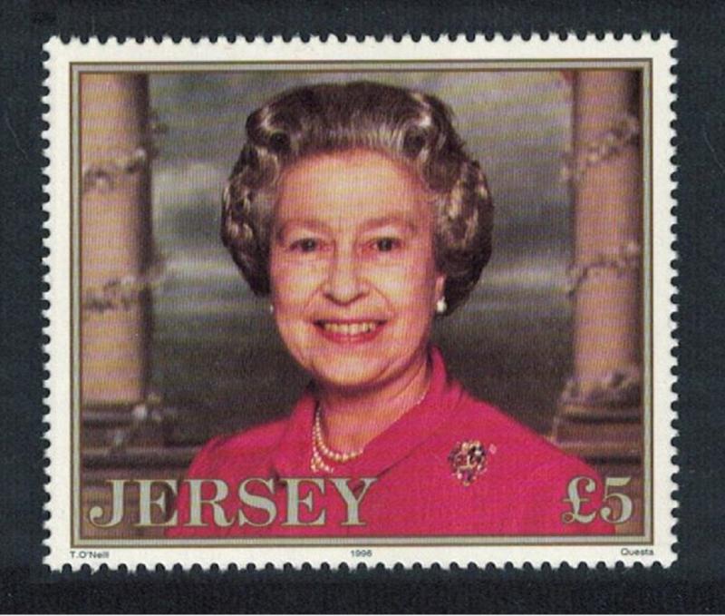 Jersey 70th Birthday of Queen Elizabeth II 1v ?5 SG#738