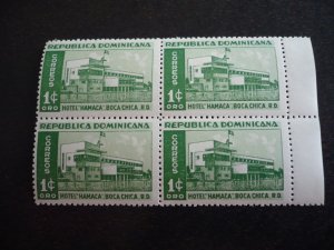 Stamps - Dominican Republic - Scott# 438 - Mint Never Hinged Block of 4 Stamps