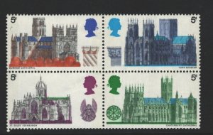 Great Britain Sc#589-592 MNH MH - hinged on 2 stamps
